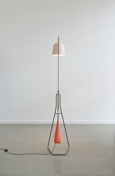 a floor lamp