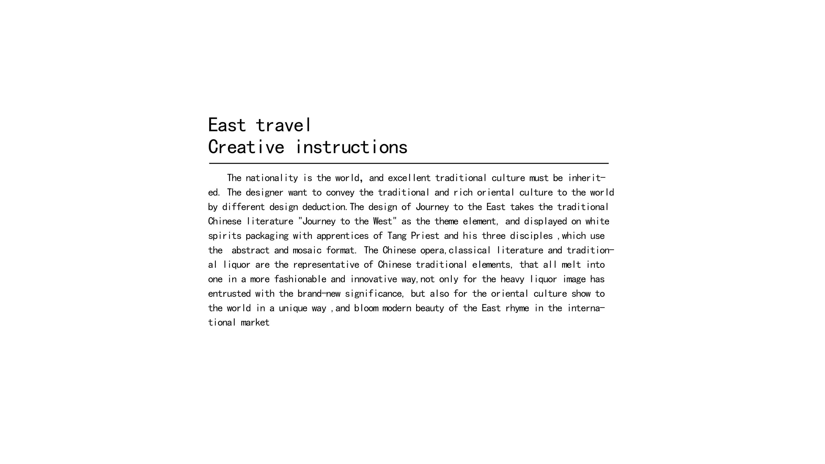 East travel