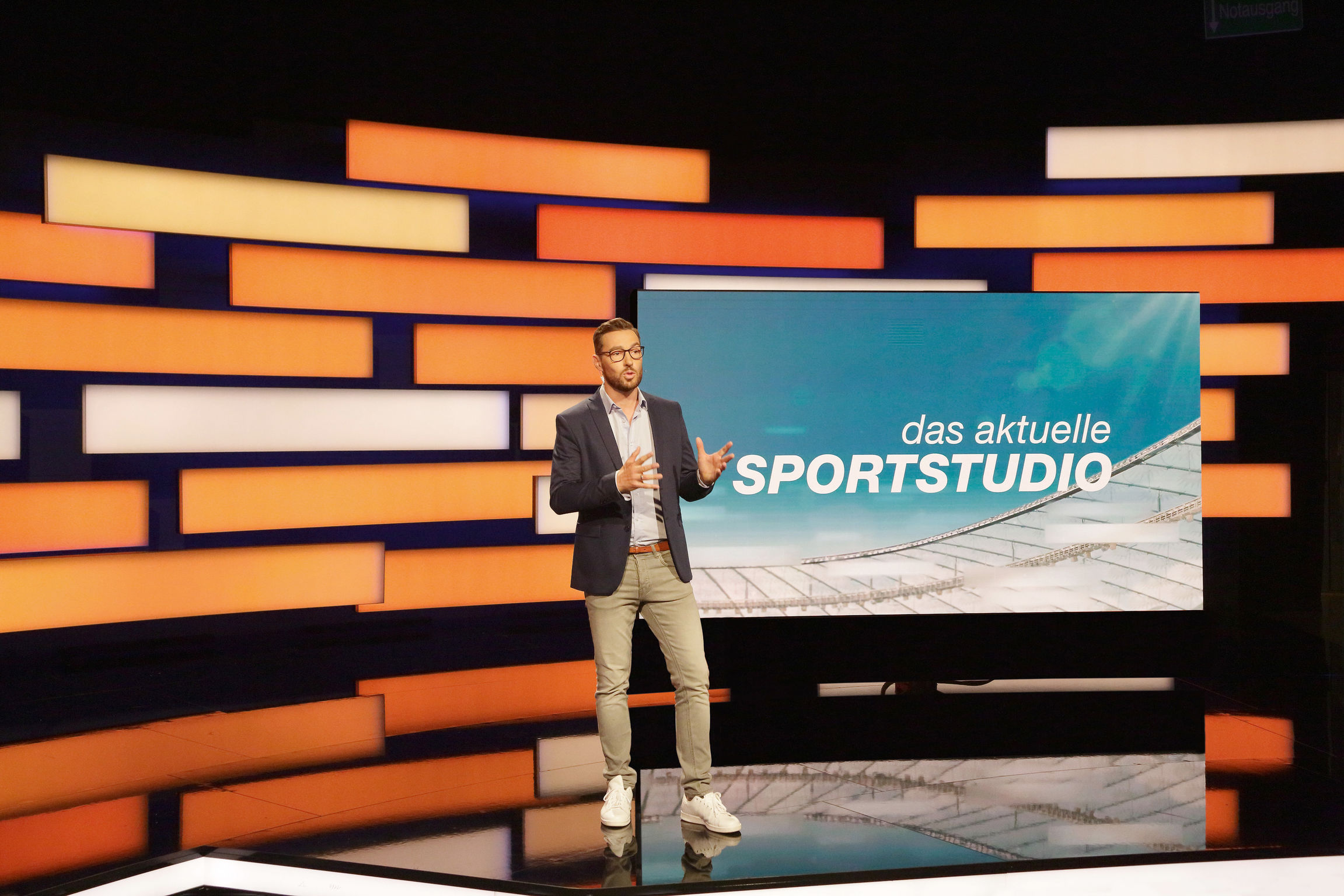 Studio-Set Redesign ZDF-Sportformate