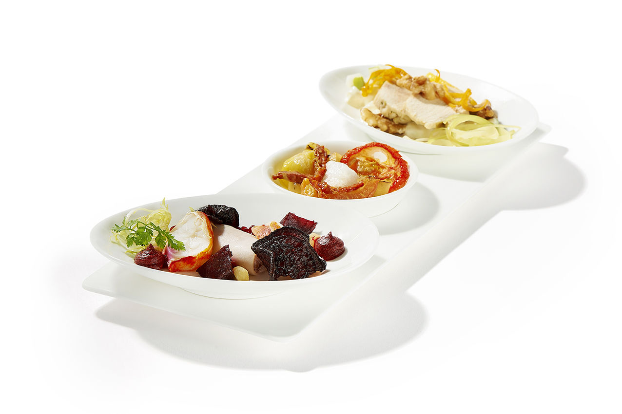 Lufthansa First Class Dining Experience