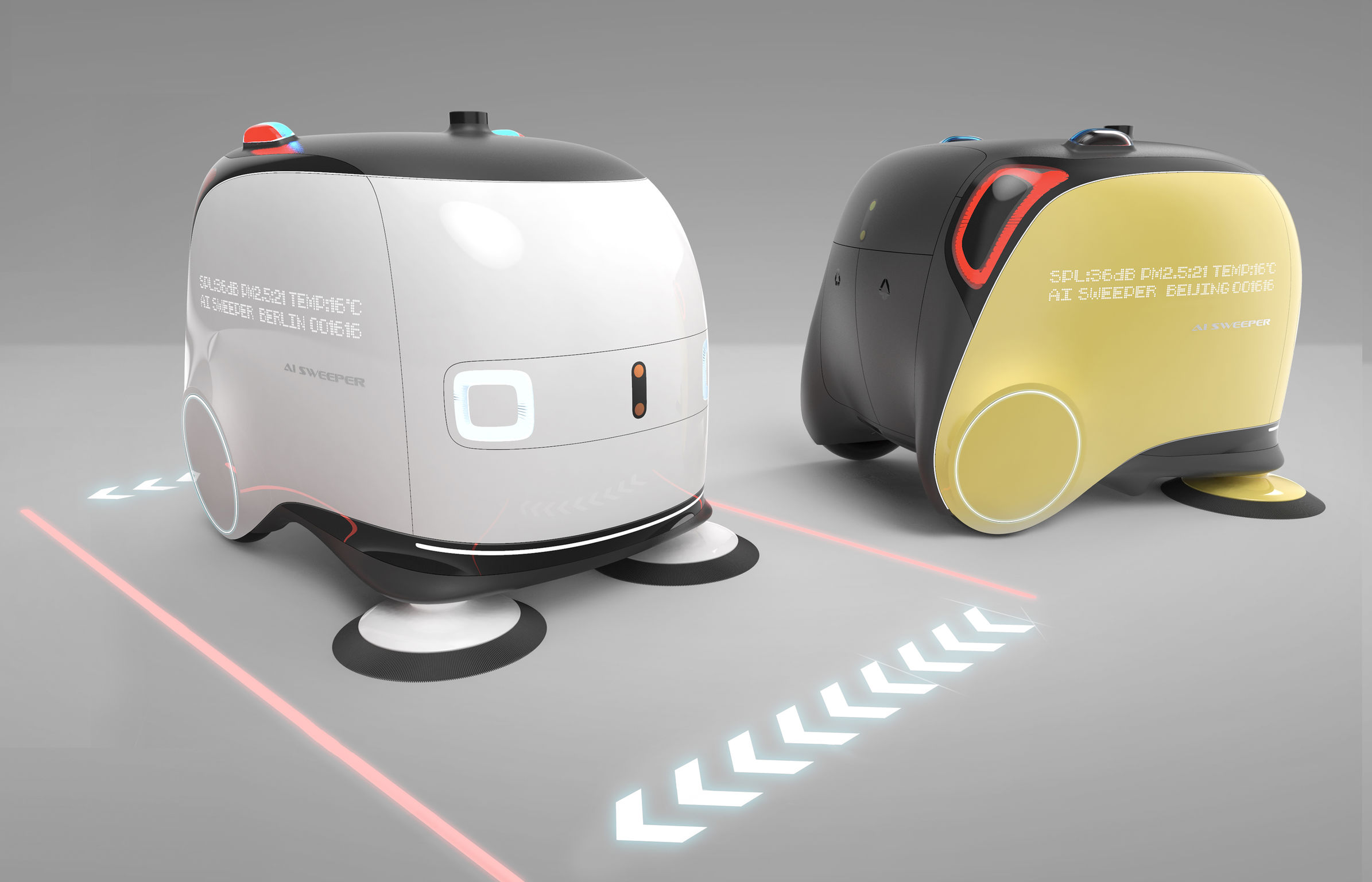 Interactive Intelligent Unmanned Sweeper