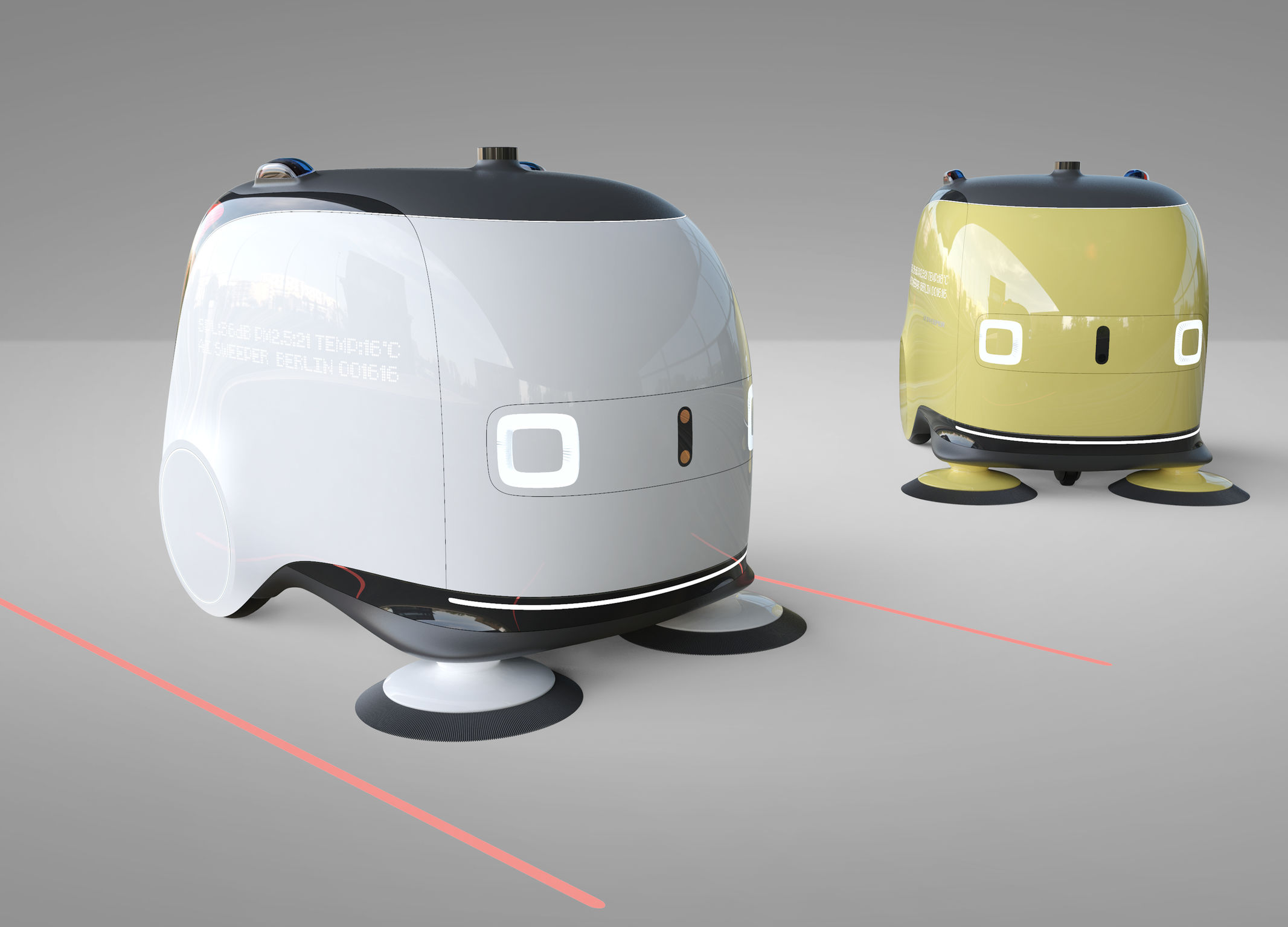 Interactive Intelligent Unmanned Sweeper