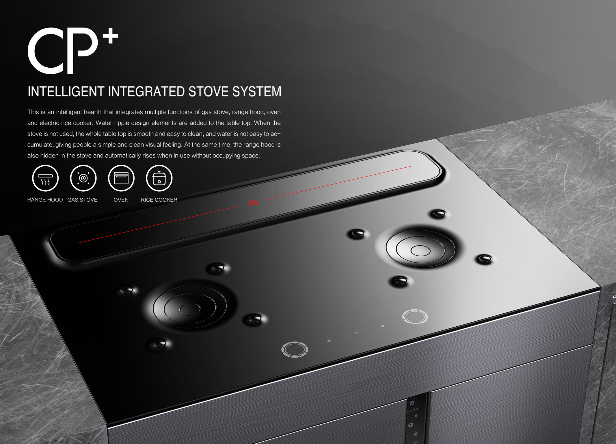 CP + intelligent integrated stove system