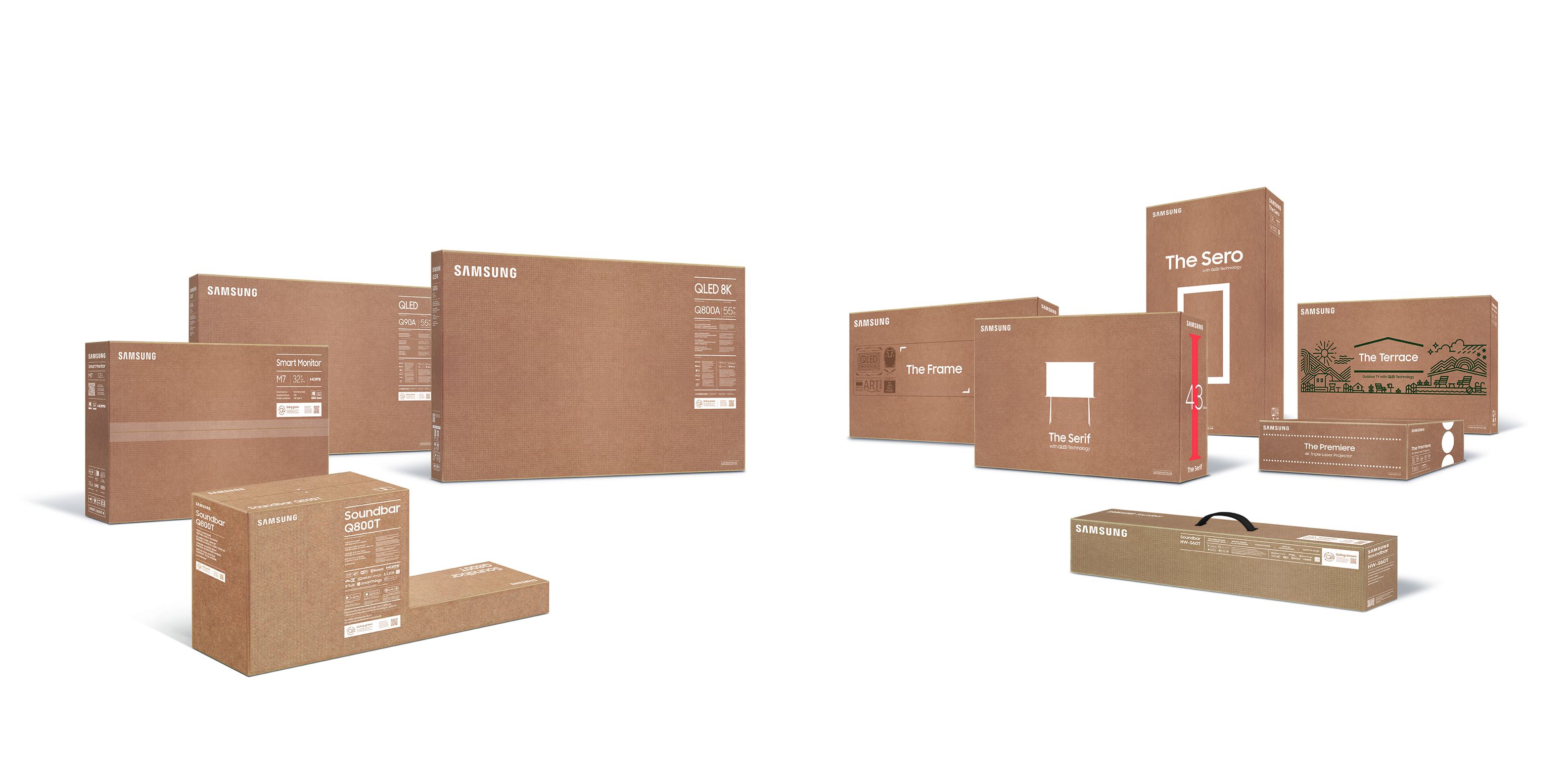 Samsung Upcycling Solution for TV Packaging
