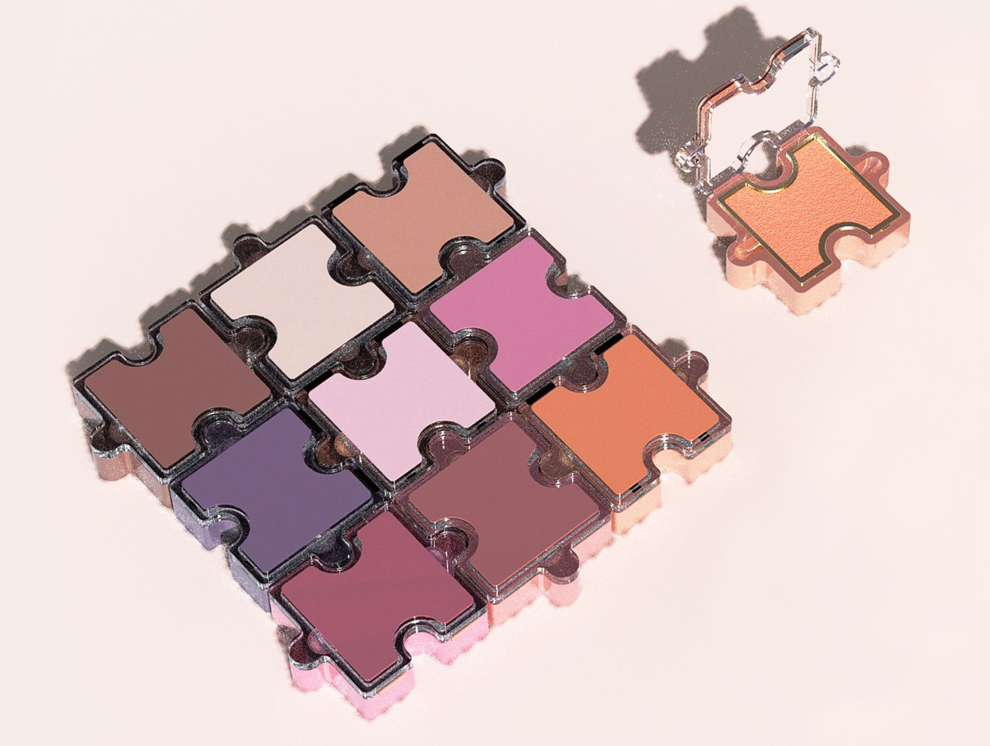 Puzzle - Play with beauty and joy Make-up compact