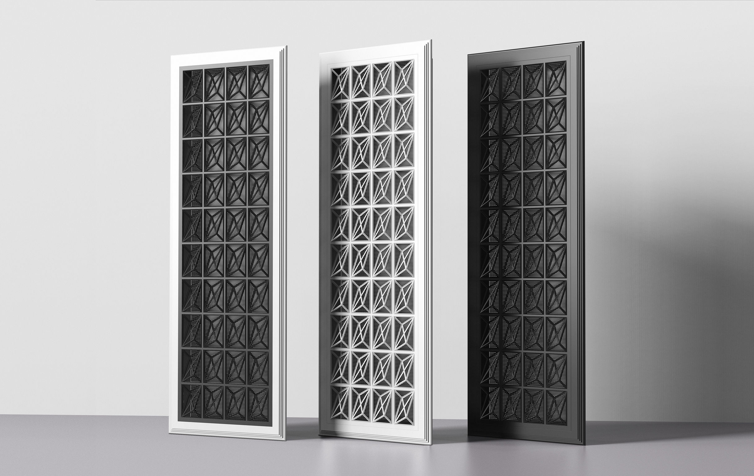 3D central air conditioning vent