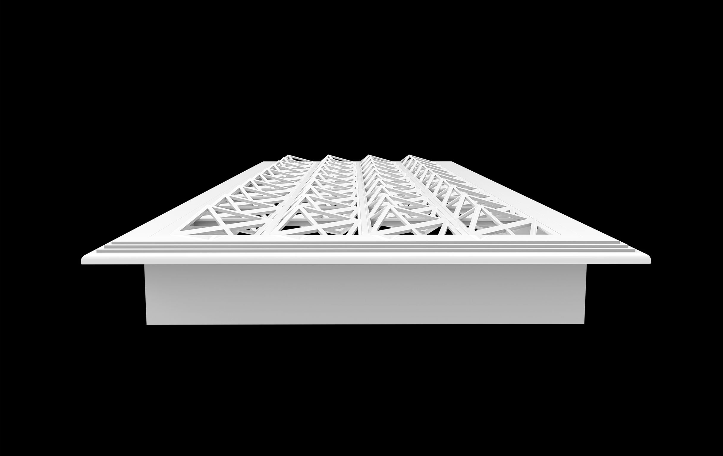 3D central air conditioning vent
