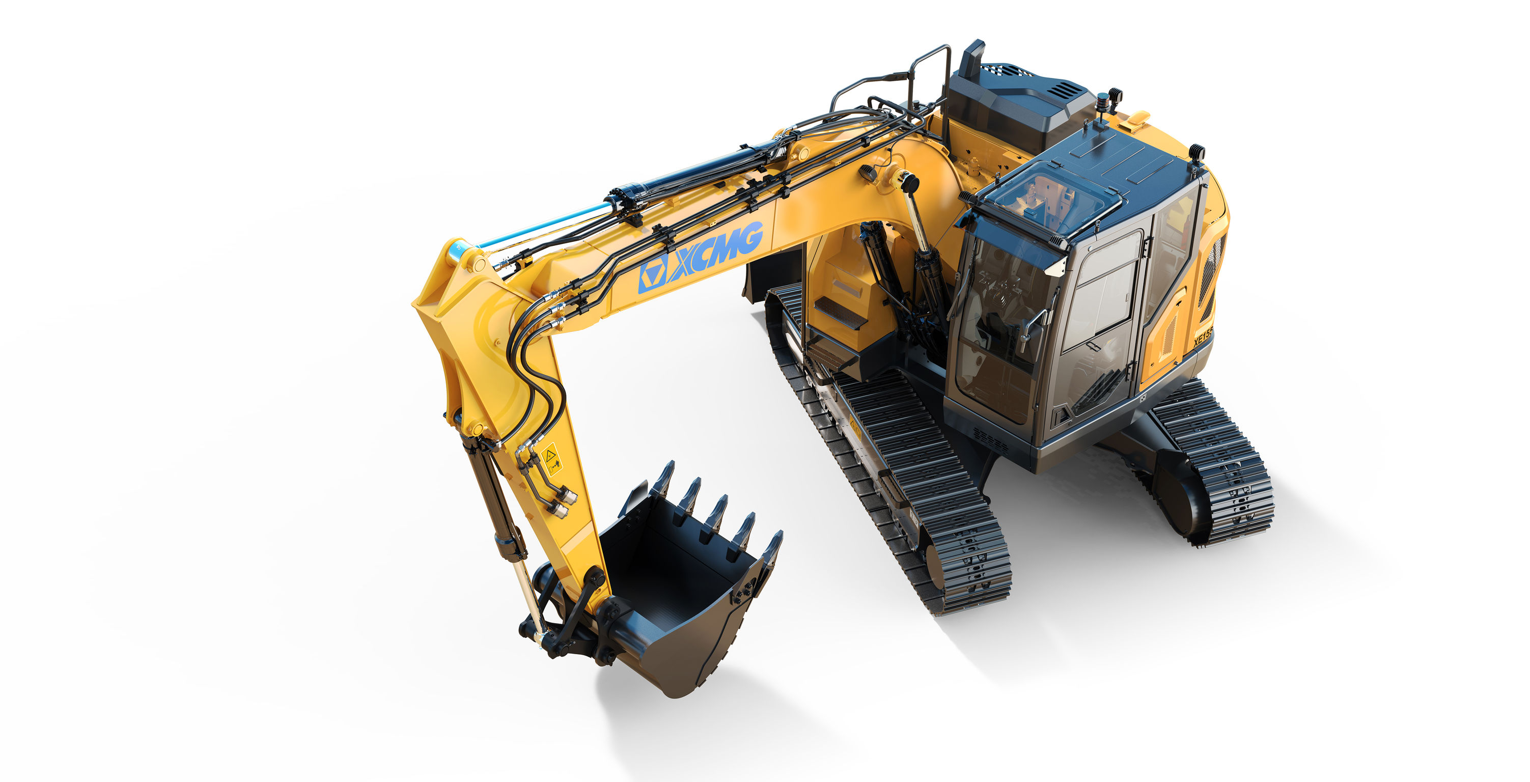 XE155ECR Ultra Short Tail Radius Hydraulic Excavator