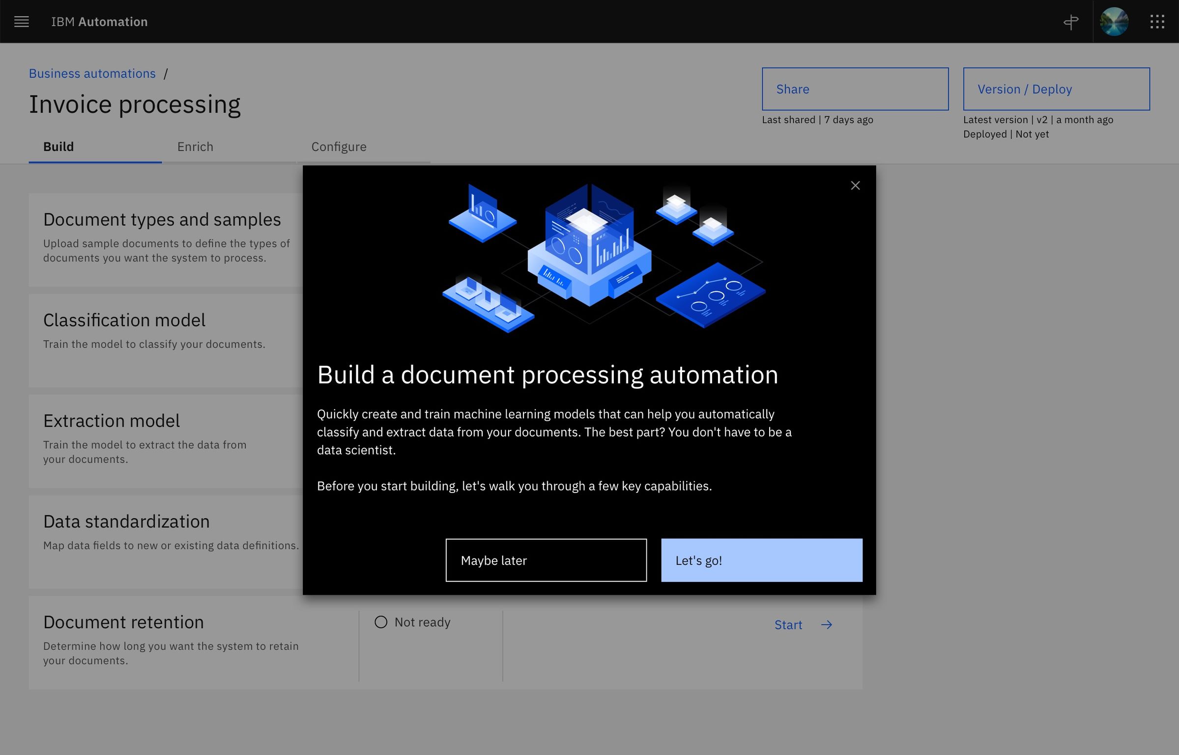 IBM Automation Document Processing